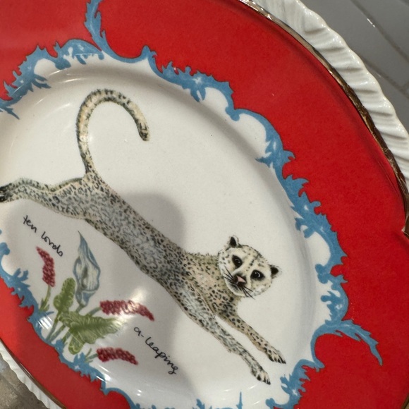 Lou Rota 12 days of Christmas Plate ( 11 penguins piping ) - Picture 13 of 17